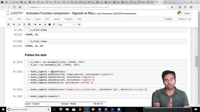 Activation Function - relu vs sigmoid смотреть онлайн