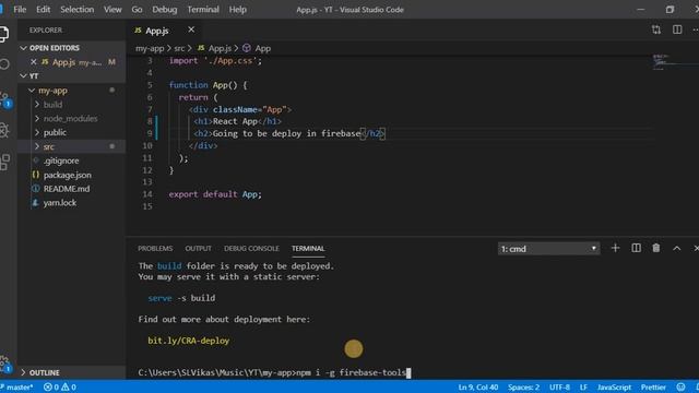 How to Deploy a React App with Firebase Hosting || Codenemy смотреть онлайн