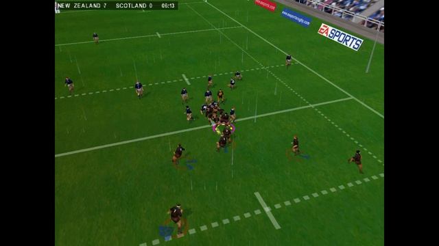 Rugby 2001 Gameplay: RWC Quarter FInal - All Blacks v Scotland смотреть онлайн