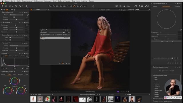 Capture One капчер уан для начинающих. настройка интерфейса. основы работы смотреть онлайн