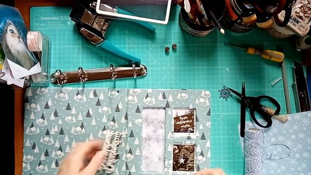 Скрапбукинг/ Закулисье. Творим вместе Декабрьский дневник, часть 2. смотреть онлайн