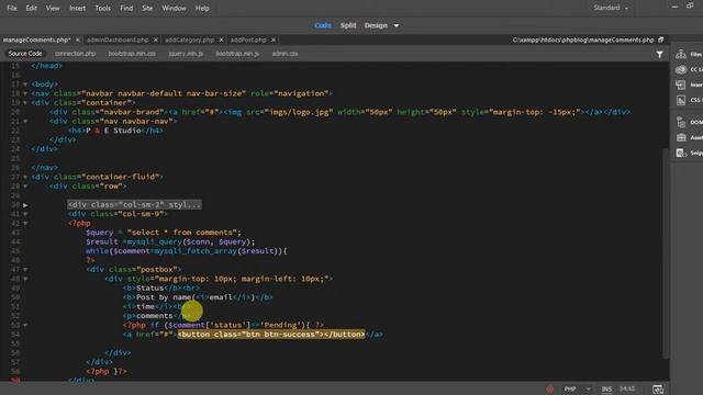 PHP blog part 18 Extracting Comment In Admin Panel смотреть онлайн