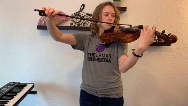 G Major scale sequence - lower octave (violin) смотреть онлайн