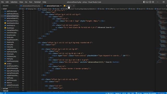Advanced product searching process including pagination | Web Project Task 20 смотреть онлайн