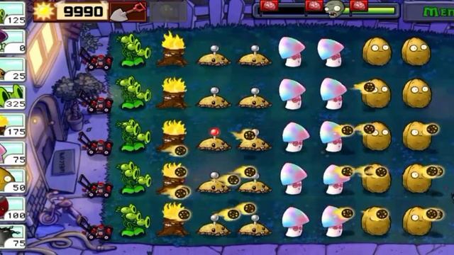 Plant vs. Zombie Adventure Challenges | Unique line up #2 Gameplay | Night level 4 смотреть онлайн