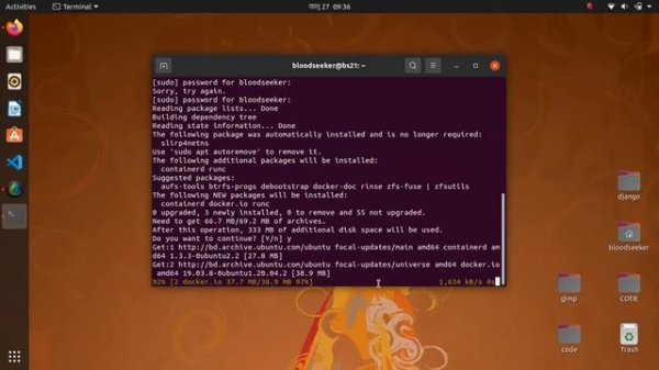 Install Docker on Ubuntu 20.04 LTS