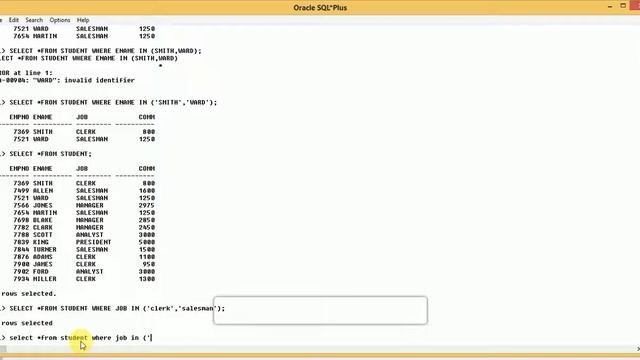 oracle sql 11g complete tutorial telugu harsha смотреть онлайн