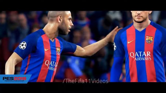 FIFA 18 vs PES 2018 Graphics Comparison. Сравнение графики FIFA 18 vs PES 18. смотреть онлайн