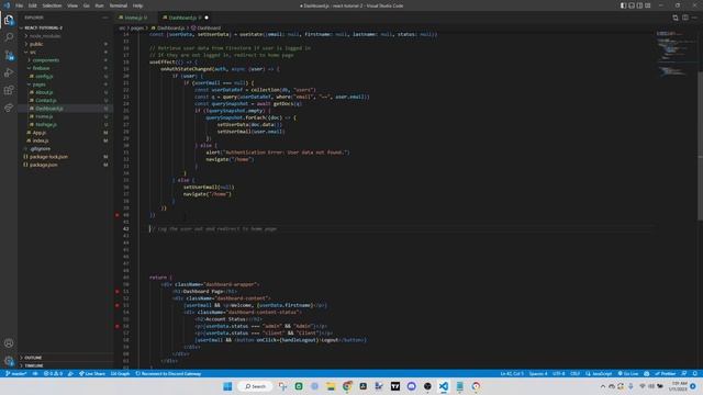 Handling User Logout with Firebase | Databases & Backend Part 5 смотреть онлайн