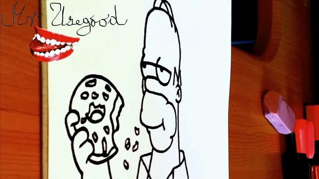 How to Draw The Simpsons Characters Easy - Homer and Flanders | #MrUsegoodART смотреть онлайн