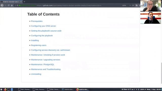 Matrix Live S3E21 matrix-docker-ansible-deploy creator Slavi смотреть онлайн