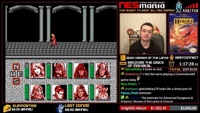 427/714 Advanced Dungeons & Dragons: Heroes of the Lance - NESMania смотреть онлайн