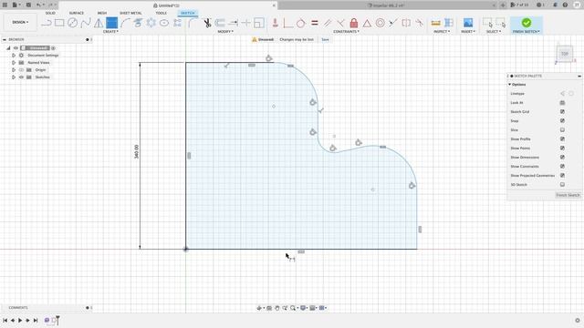 (Part.20) 2D Sketching (Sketch Scale & Window). Fusion 360 for the absolute beginner help series. смотреть онлайн