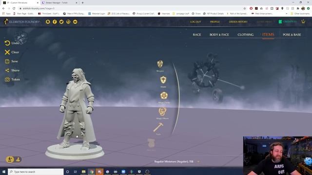 Character/mini creation with Eldritch Foundry/Q&A | Nerd Immersion смотреть онлайн