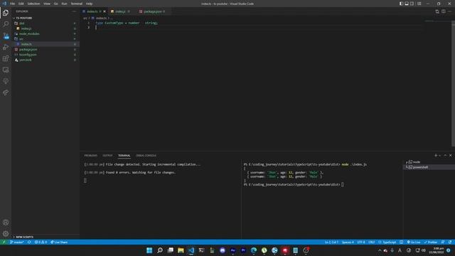 typescript tutorial смотреть онлайн