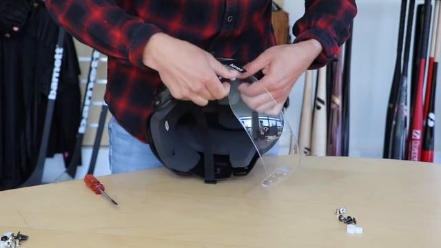 Hockey visor installation - barnett V300 V600 смотреть онлайн
