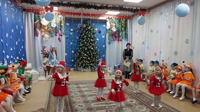 Новогодний утренник.
танец "Мисс санты" смотреть онлайн