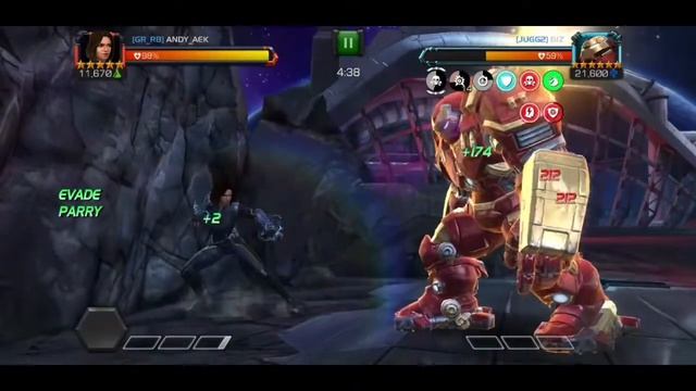 Alliance War New Map Stubborn node 18 Quake vs Hulkbuster Mcoc смотреть онлайн
