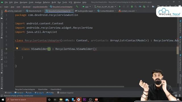 What is Android Recycler View in Kotlin Studio - Android Kotlin Tutorial смотреть онлайн