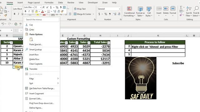 Microsoft Excel Filter Function by Sabeeh Ullah Khan @safdaily смотреть онлайн