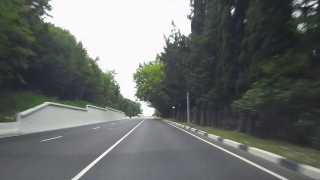 Большой Сочи.Утро. Дорога в Лазаревское. смотреть онлайн