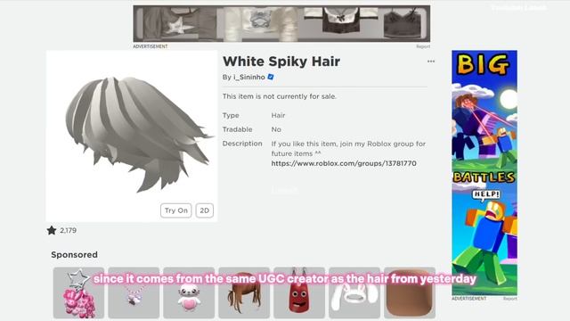 [FREE LIMITED] GET NEW FREE HAIR IN ROBLOX ?? 2023 смотреть онлайн