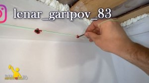 Как монтировать багет для натяжного потолка?