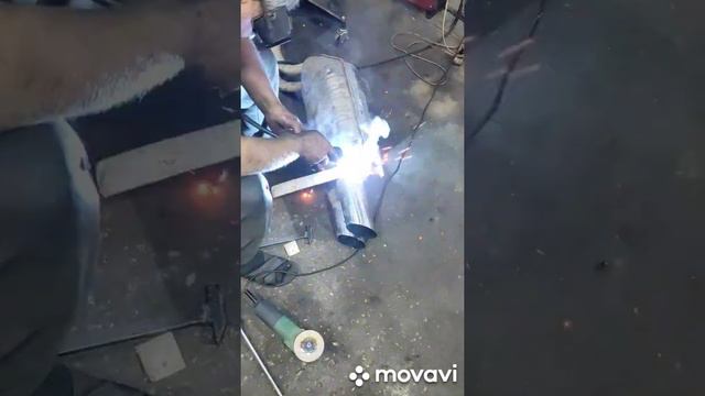 W140 S500 выхлоп обратно в сток.