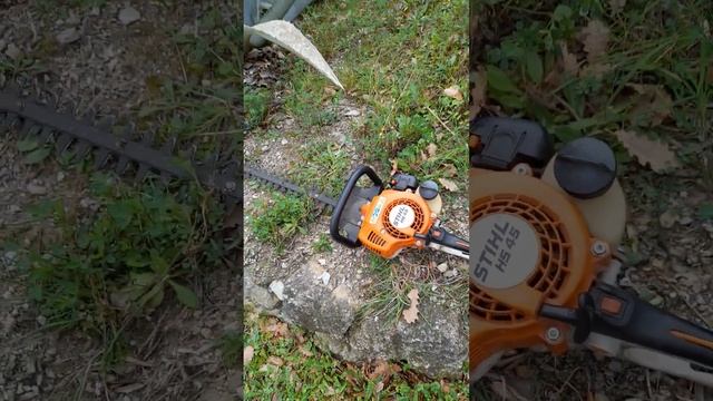 Кусторез бензиновый Stihl HS 45 смотреть онлайн