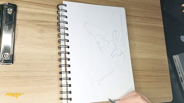 Cartoon Characters A-Z Series | Part 10 - Johnny Bravo (complete sketch in real time - no sound) смотреть онлайн