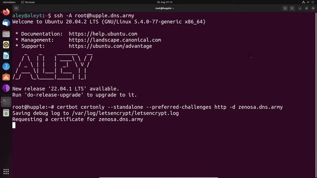 Schnell und Einfach ein LetsEncrypt Zertifikat generieren mit Certbot смотреть онлайн