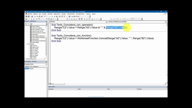 81 Concatenar texto en VBA смотреть онлайн