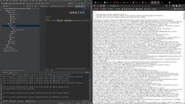 Tutorial Django 8 ( bootstrap offlane part 1) смотреть онлайн