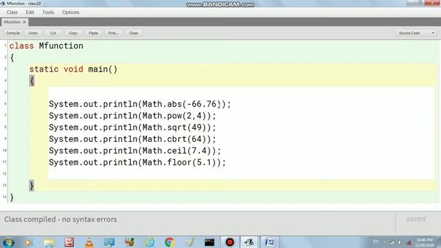 Maths function in Java || Class 8 ,9,10 || Math.floor || Mathceil...... смотреть онлайн