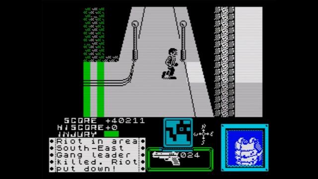 Очищаем улицы от криминала. Игра "Death Wish 3" (ZX Spectrum) - небольшое прохождение игры. смотреть онлайн