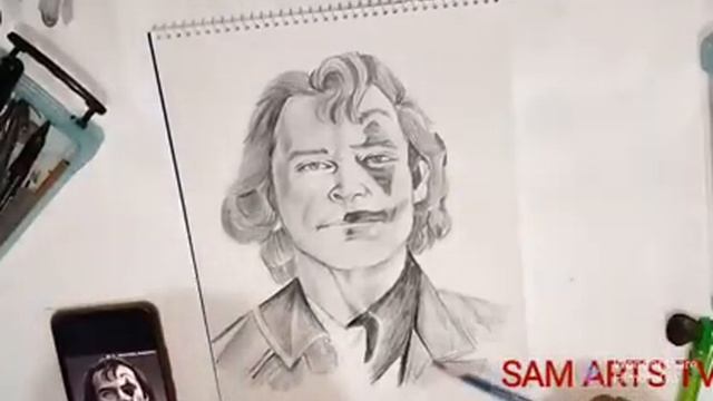 FREEHAND DRAWING BASIC SKETCH ( Pencil drawing) JOKER смотреть онлайн