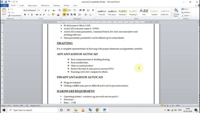 AutoCAD 2020 Details & System requirement смотреть онлайн