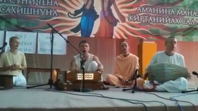 Vaishnava-prana / Pancha-Tattva kirtan / july of 2010 /Aindra Prabhu disappearance day смотреть онлайн