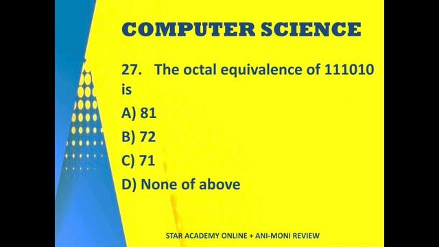 PPSC COMPUTER SCIENCE sample test no. 1 (2020) #PPSC #PPSCLecturer #PPSCjobs (Star Academy Online) смотреть онлайн