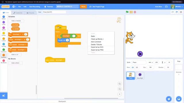 Creating Mobile Controls on Scratch смотреть онлайн
