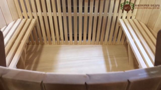 Уличная купель с печью D 200 "Сэнто" смотреть онлайн