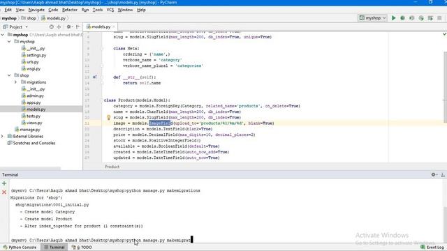 Django 2.0:-   3 Creating Models Of Our Online Shopping Website  .