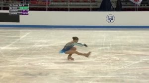 Фантастическое выступление Александры Трусовой на ЮЧМ 2018