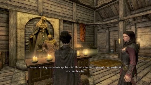 Skyrim SE: Viranne and Serana Wedding смотреть онлайн
