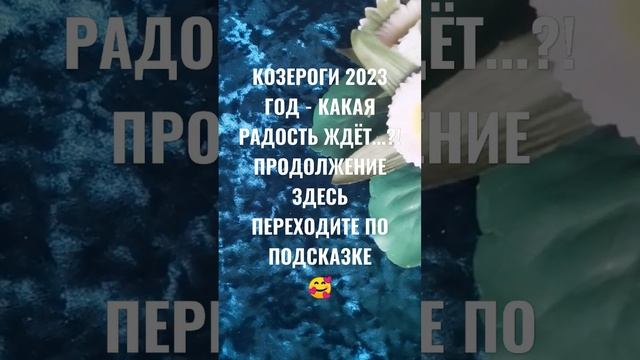 КОЗЕРОГИ 2023 ГОД - ЧТО ЖЕ ЖДЁТ..!? ГАДАНИЕ НА БУДУЩЕЕ ? смотреть онлайн