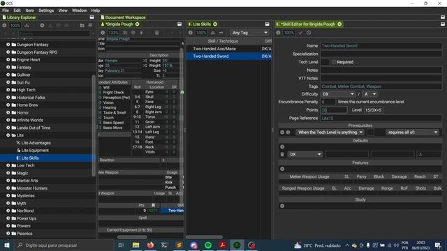 GURPS Character Sheet (GCS) Quick Start Guide for Dummies смотреть онлайн