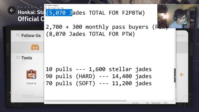 MONTHLY STELLAR JADES INCOME BREAKDOWN! | Honkai: Star Rail смотреть онлайн