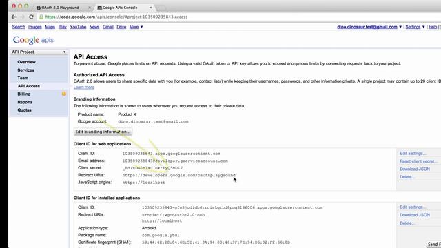 Generating a refresh token for YouTube API calls using the OAuth playground смотреть онлайн