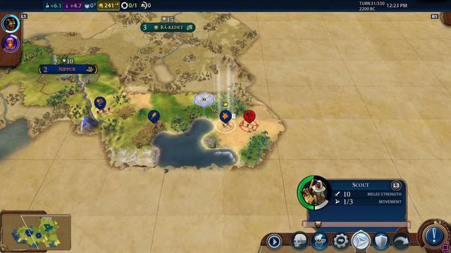 Civilization 6 - Tutorial (Learning Game Mechanics) смотреть онлайн