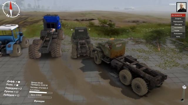 SpinTires 2 сезон 7 испытание Водные процедуры ЯАЗ 219 смотреть онлайн